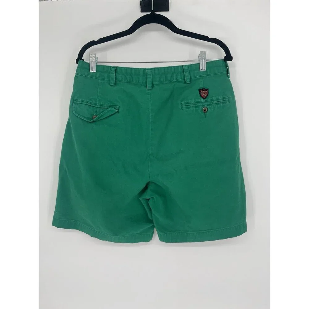Vintage 90s Men’s Polo Golf Size‎ 35 Classic Chino Green Shorts *Read*